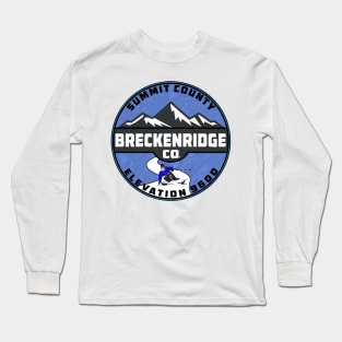 Ski Breckenridge Colorado Skiing Snowboard Long Sleeve T-Shirt